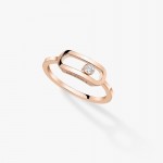 Messika - Move Uno Ring Pink Gold LM